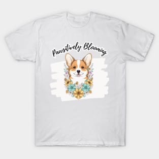 Flower Dog T-shirt T-Shirt